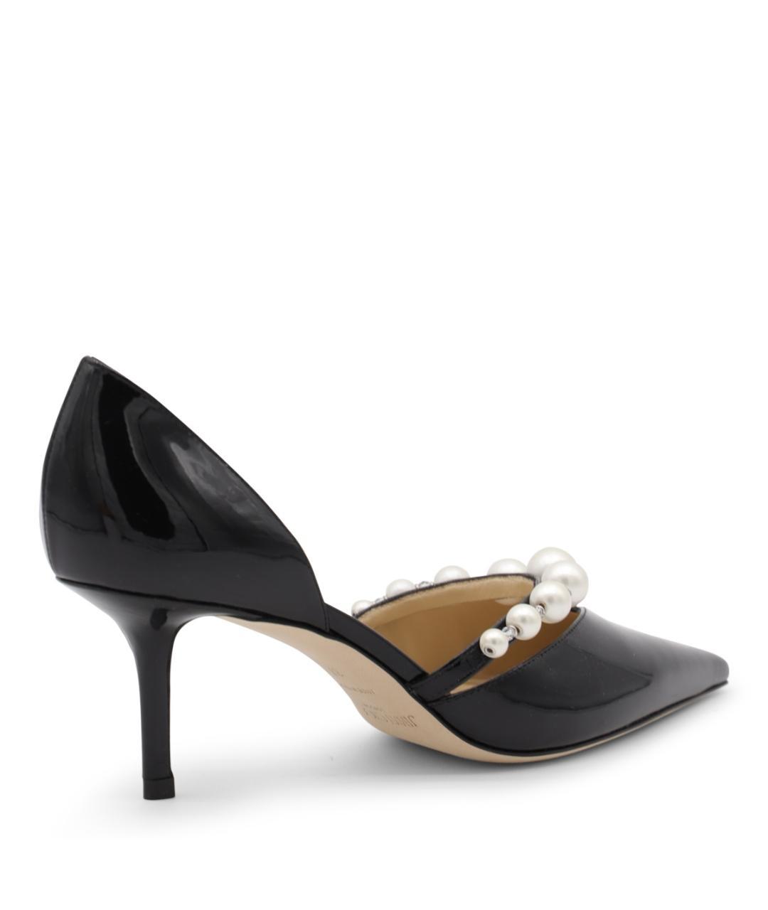 JIMMY CHOO Черные кожаные туфли, фото 3