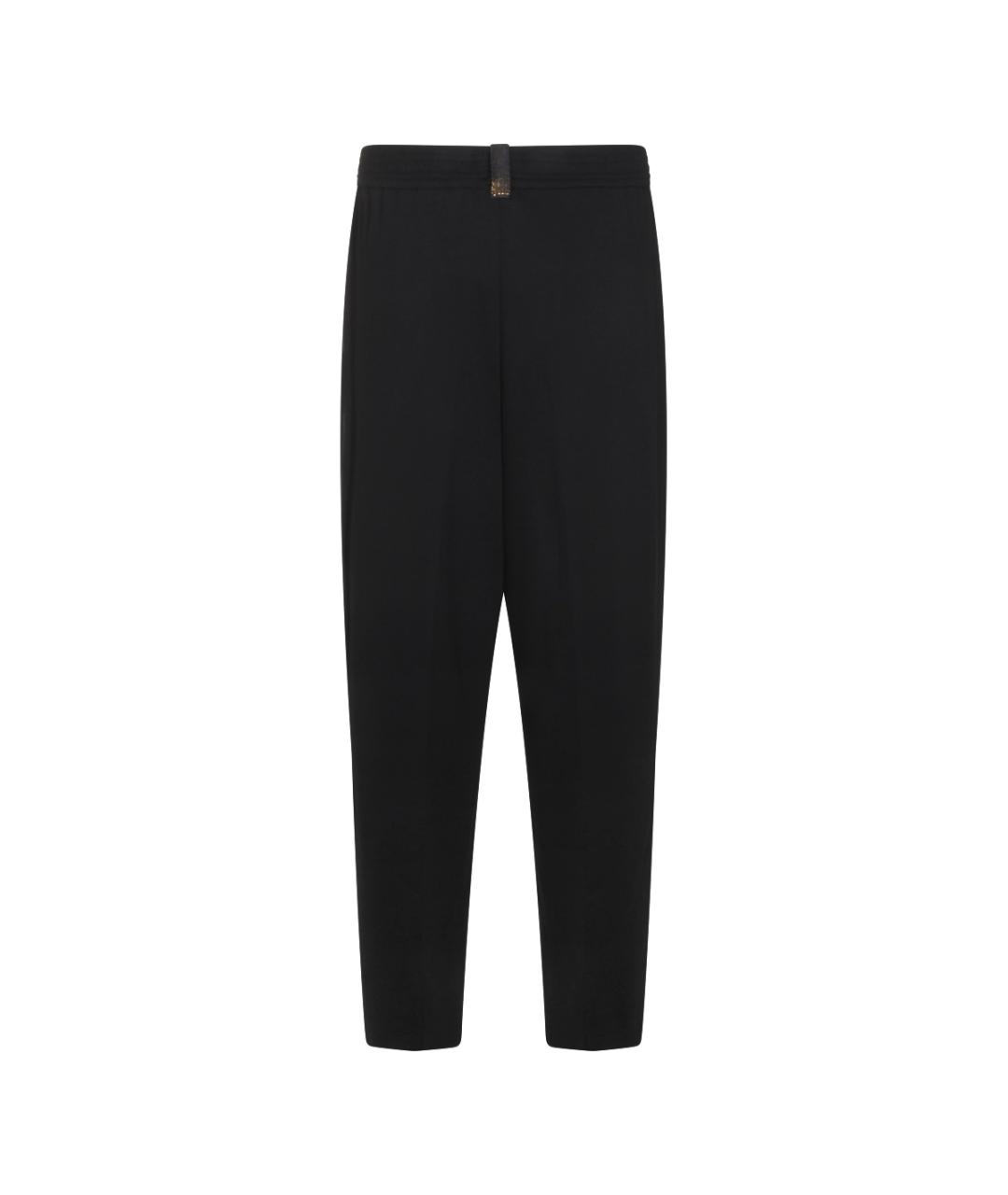 FABIANA FILIPPI Темно-синие вискозные прямые брюки, фото 2