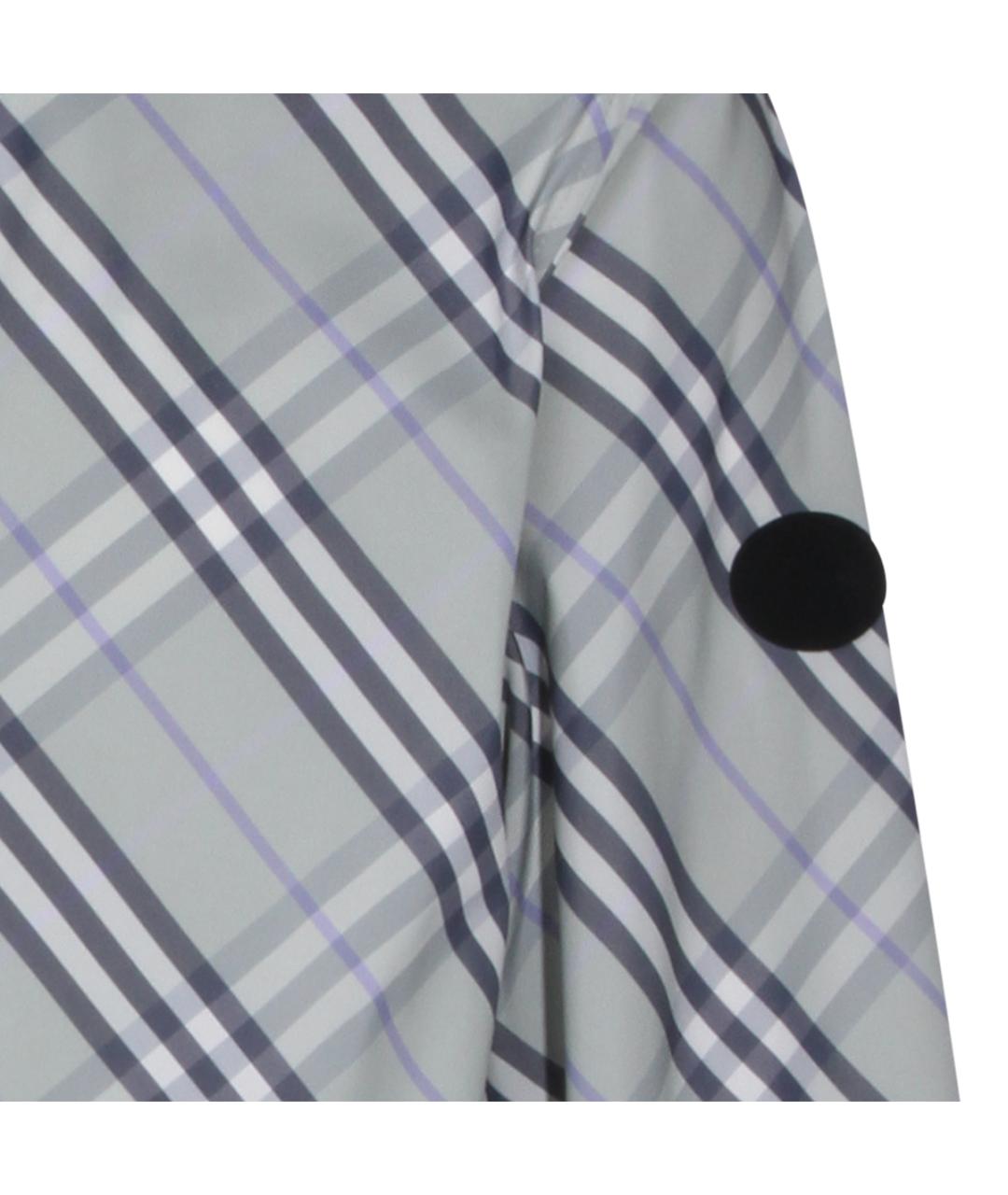 BURBERRY Серая полиэстеровая куртка, фото 3