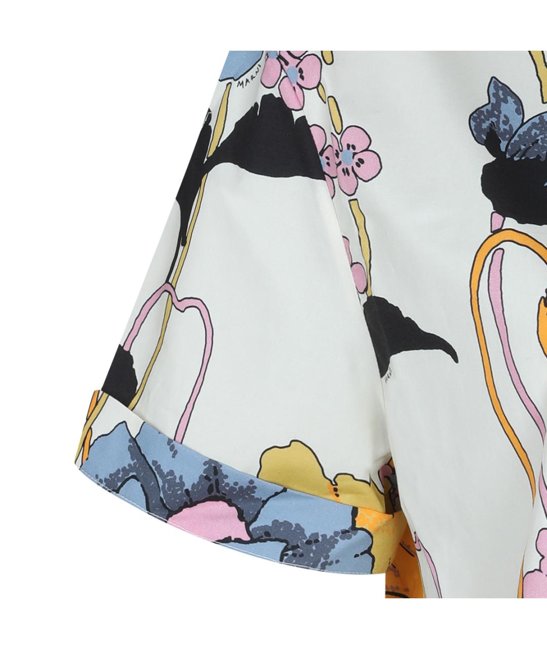 MARNI Мульти хлопковая рубашка, фото 4