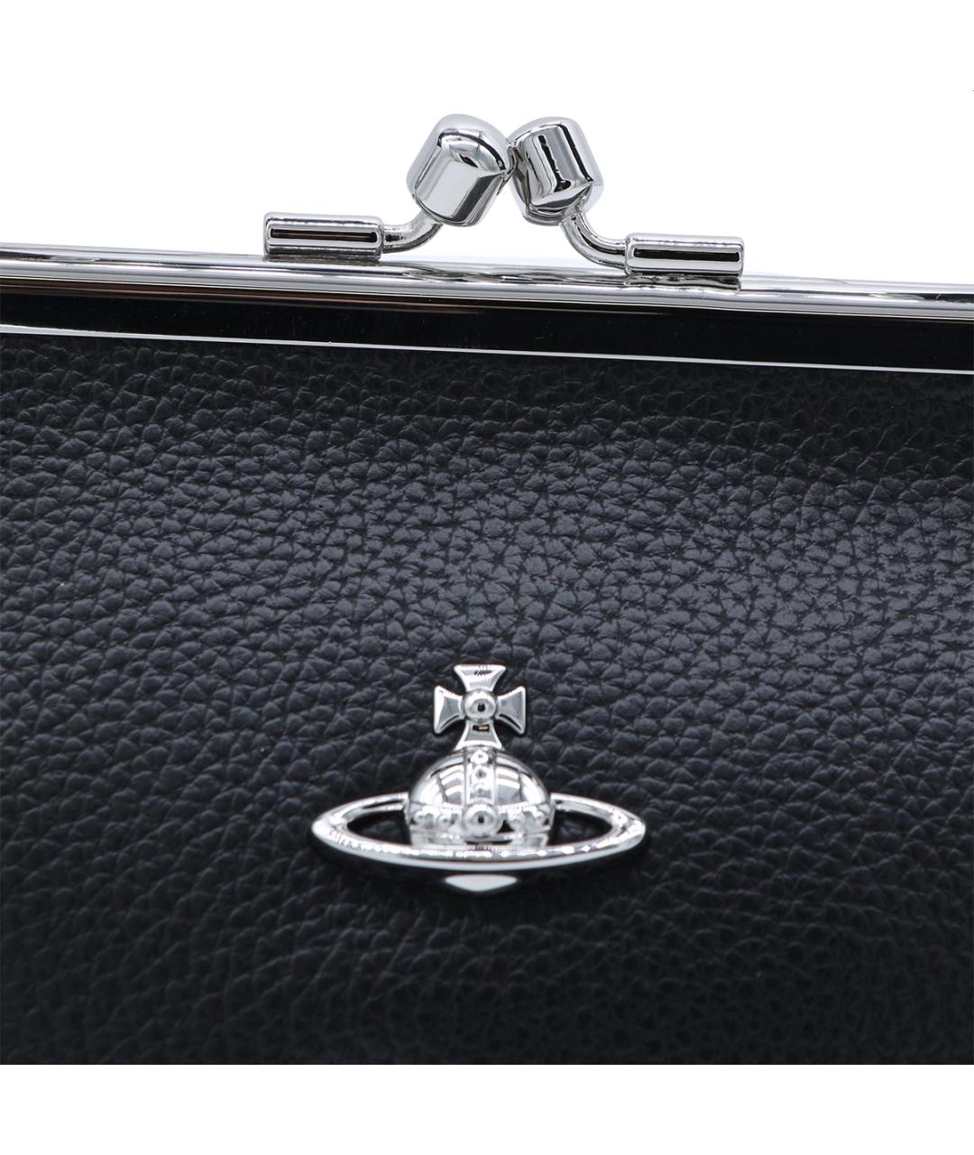 VIVIENNE WESTWOOD Черная сумка через плечо из искусственной кожи, фото 4