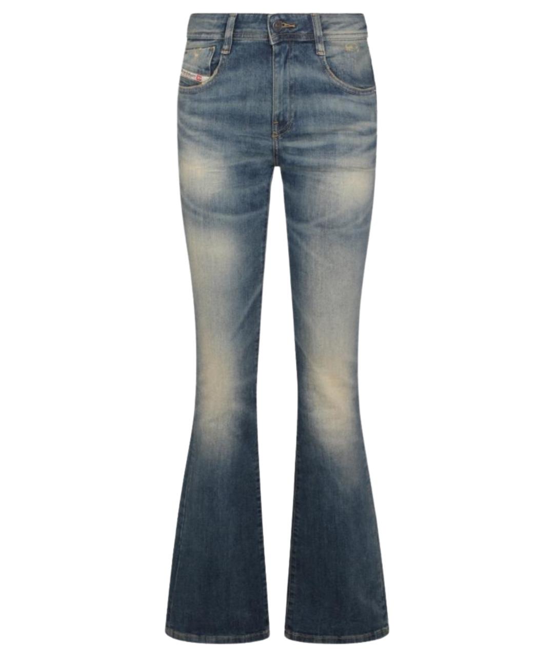 DIESEL Синие хлопко-эластановые джинсы клеш, фото 1
