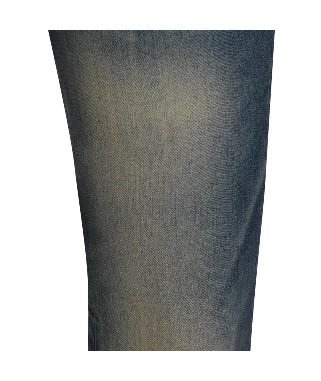 DIESEL Синие хлопко-эластановые джинсы клеш, фото 4