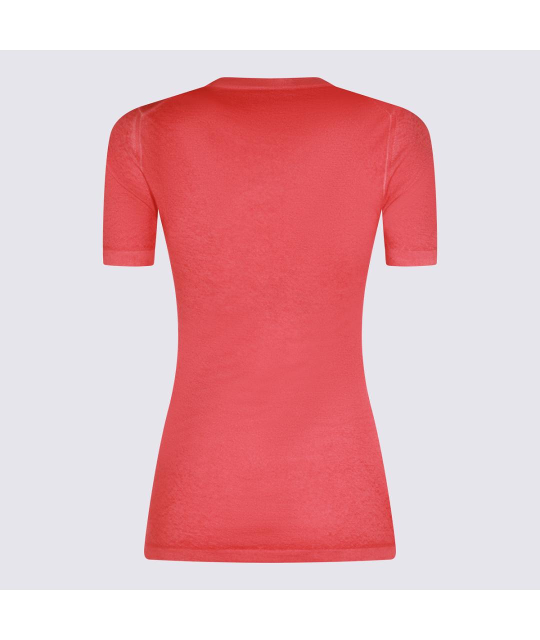 MALO Розовая кашемировая футболка, фото 4