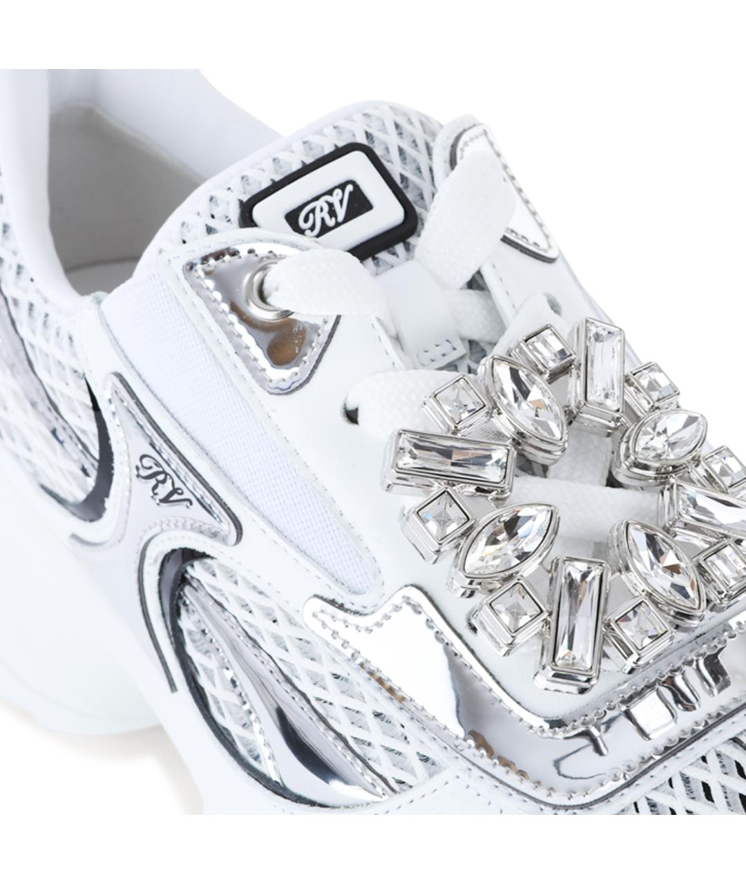 ROGER VIVIER Белые синтетические кроссовки, фото 6