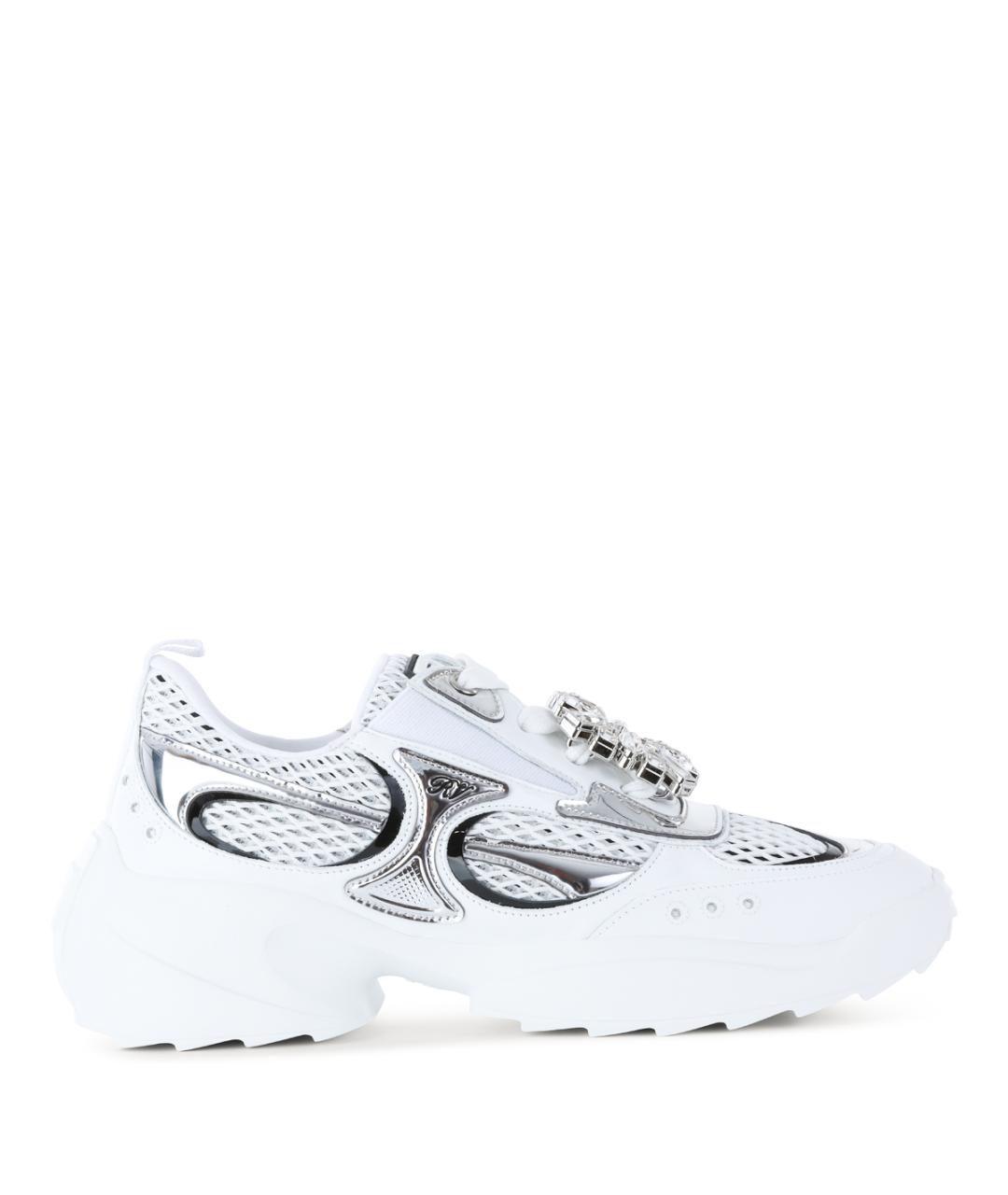 ROGER VIVIER Белые синтетические кроссовки, фото 1