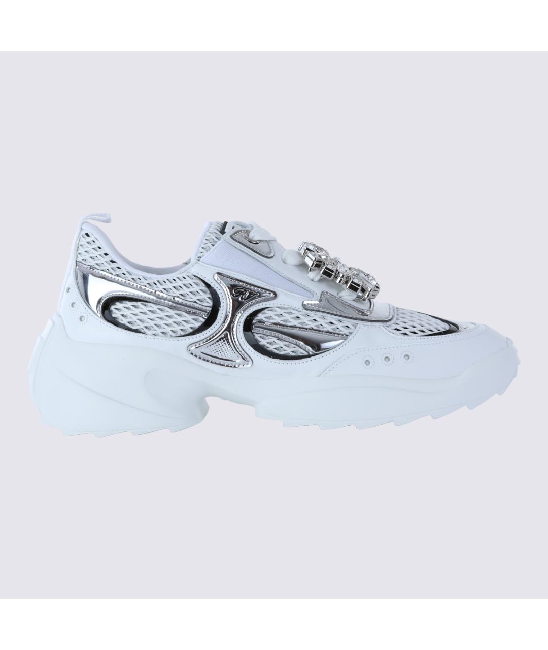 ROGER VIVIER Белые синтетические кроссовки, фото 2