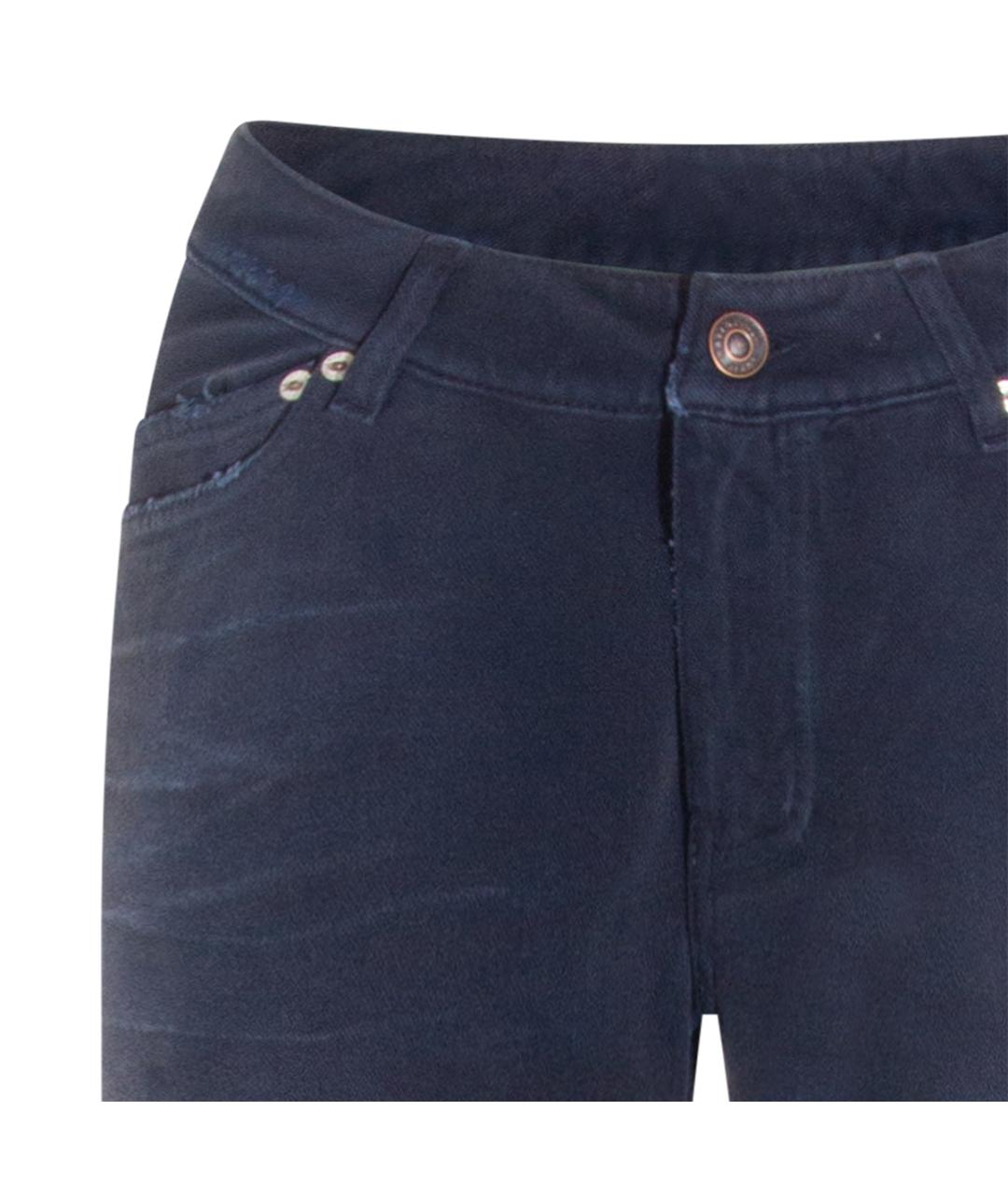 BALENCIAGA Темно-синие хлопковые прямые джинсы, фото 3