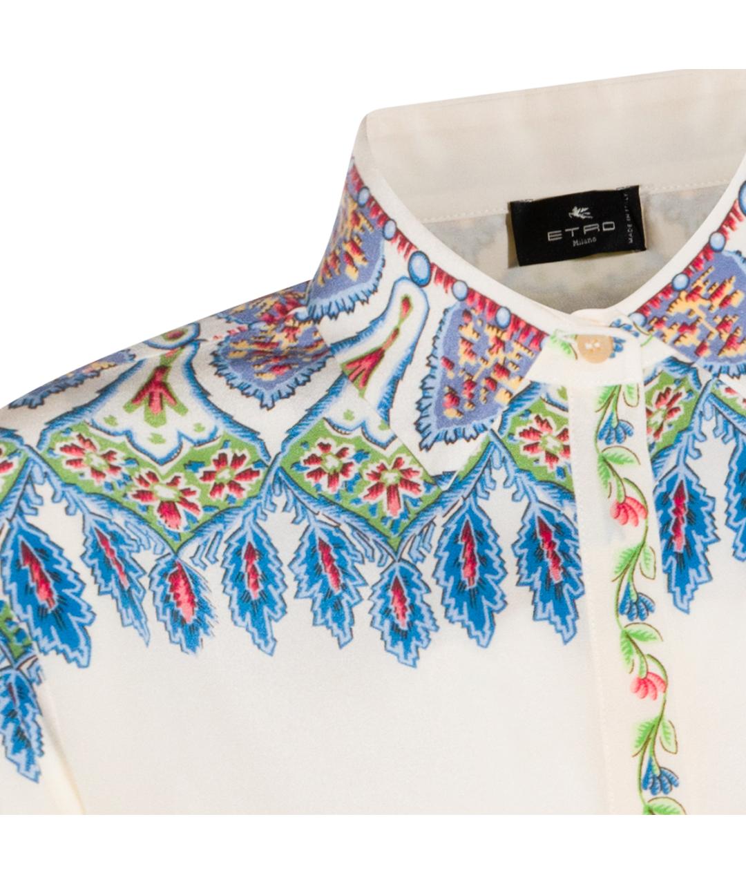 ETRO Мульти шелковая рубашка, фото 4