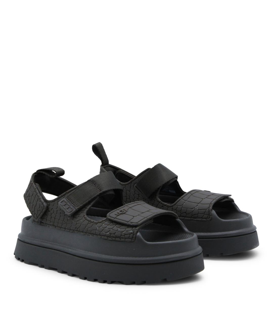 UGG AUSTRALIA Черные босоножки, фото 2