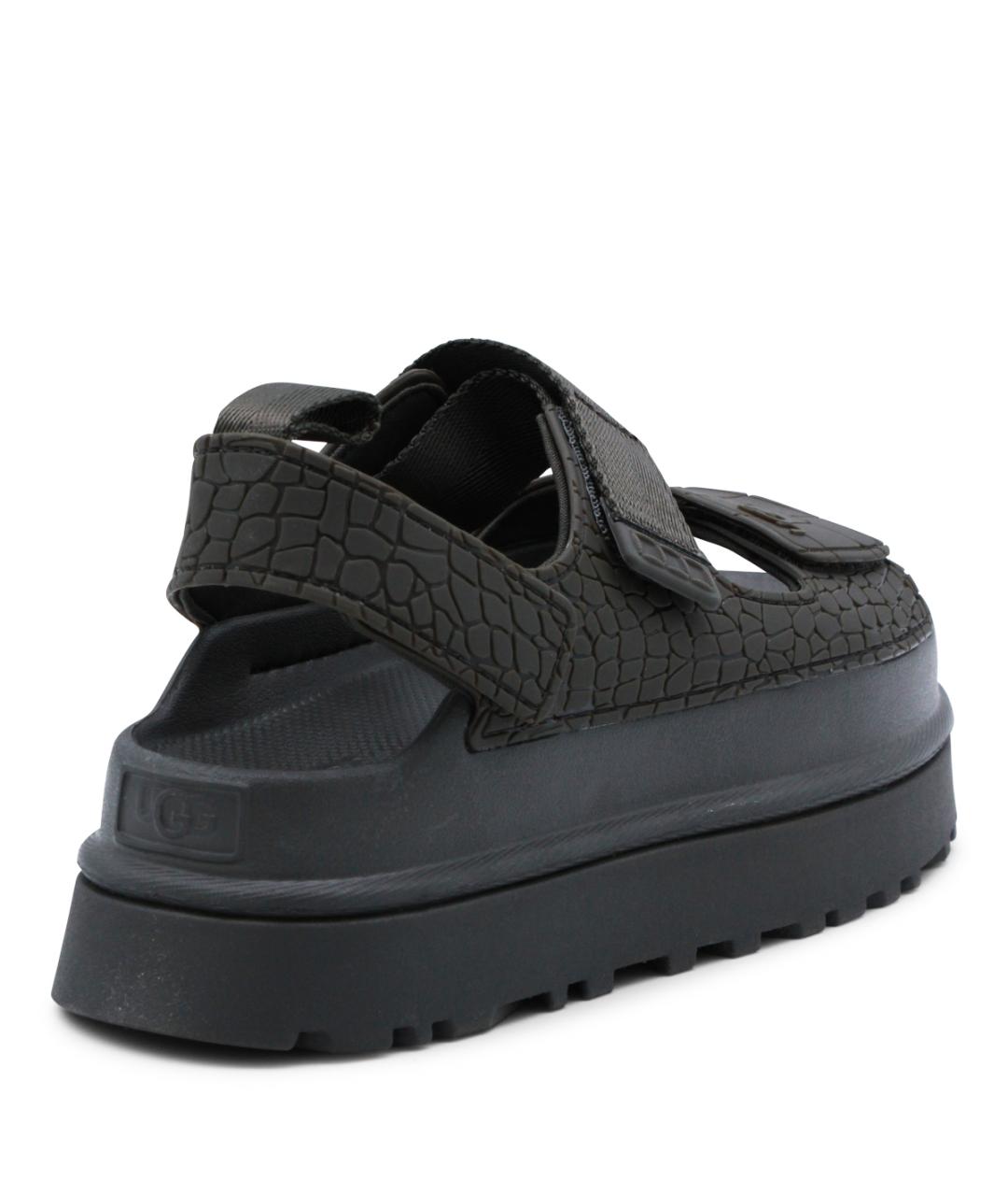 UGG AUSTRALIA Черные босоножки, фото 3