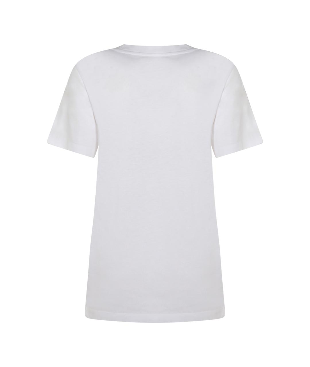 MARNI Белая хлопковая футболка, фото 2