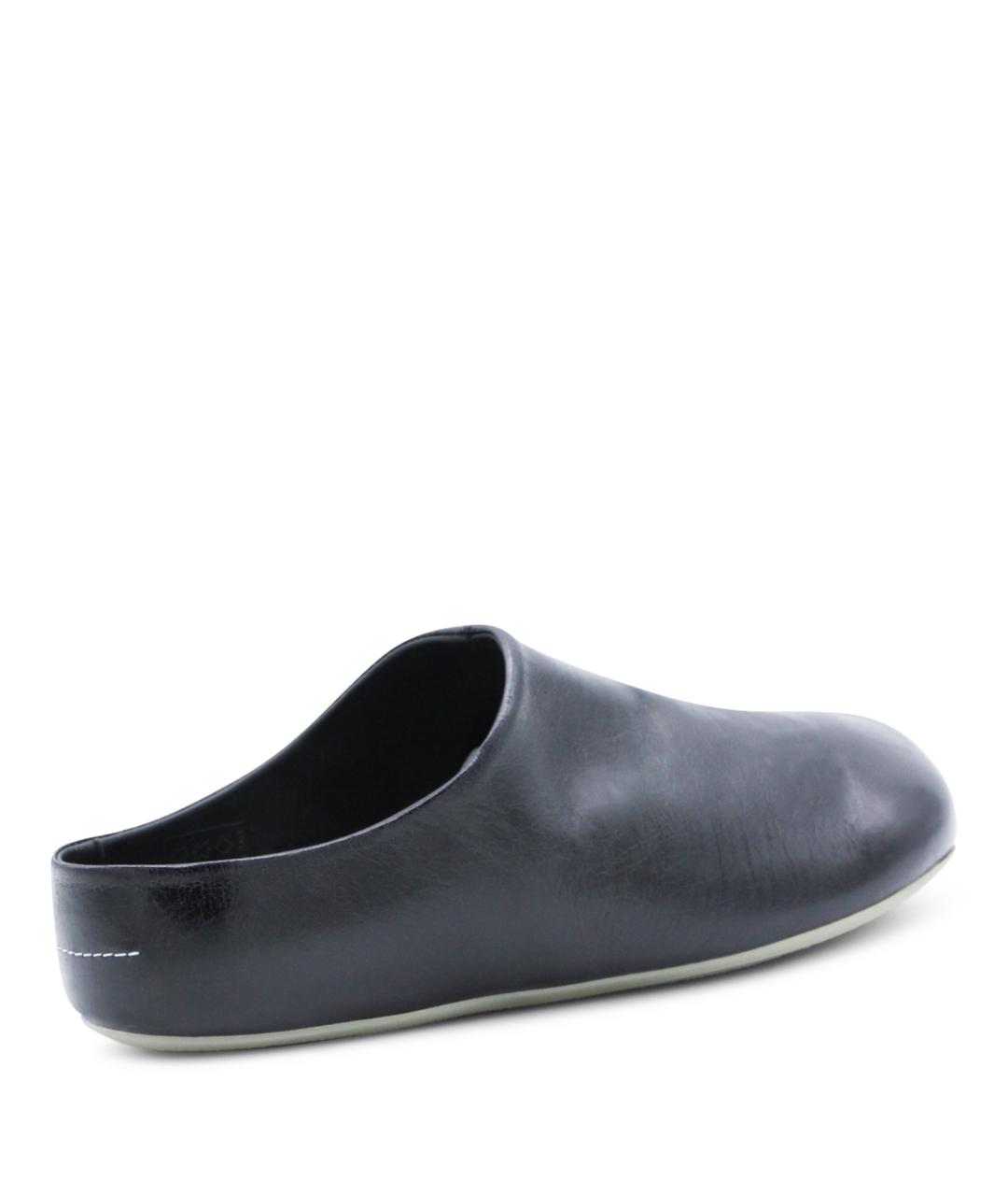 MM6 MAISON MARGIELA Черные кожаные низкие ботинки, фото 3