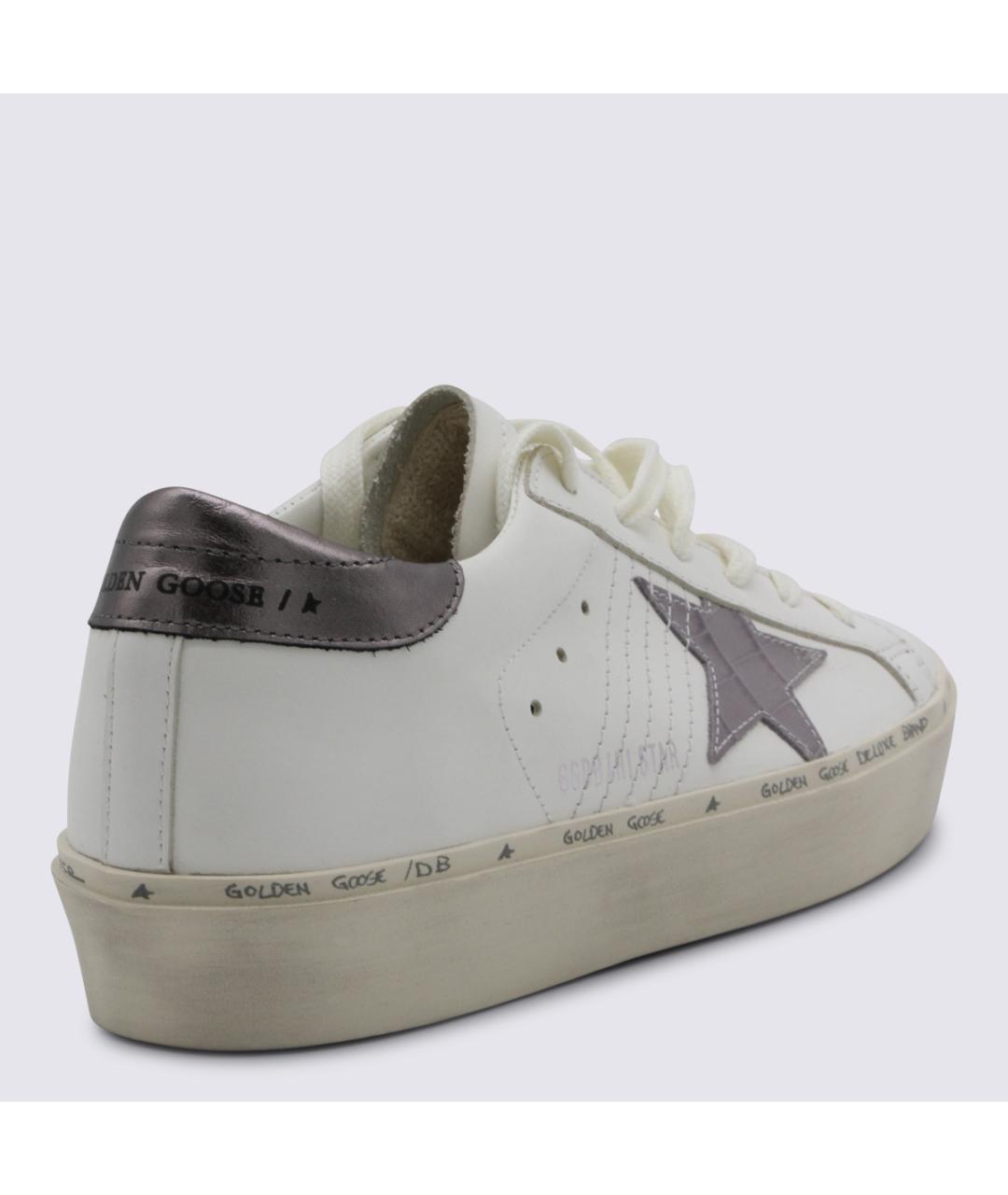 GOLDEN GOOSE Белые кожаные кеды, фото 4