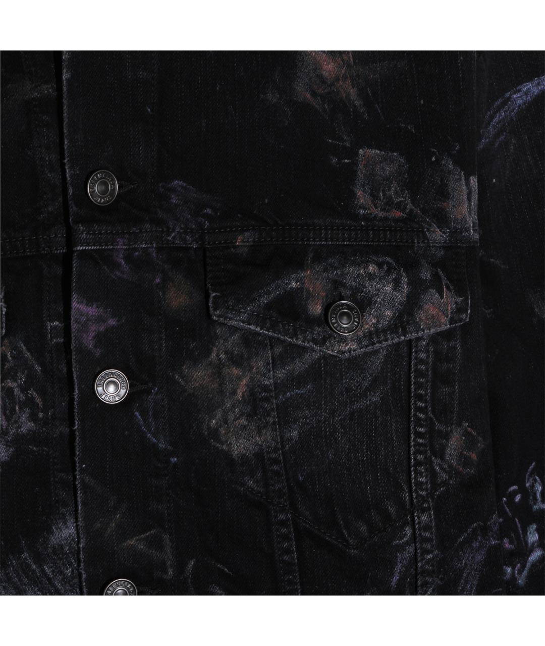 BALENCIAGA Черная хлопковая куртка, фото 4