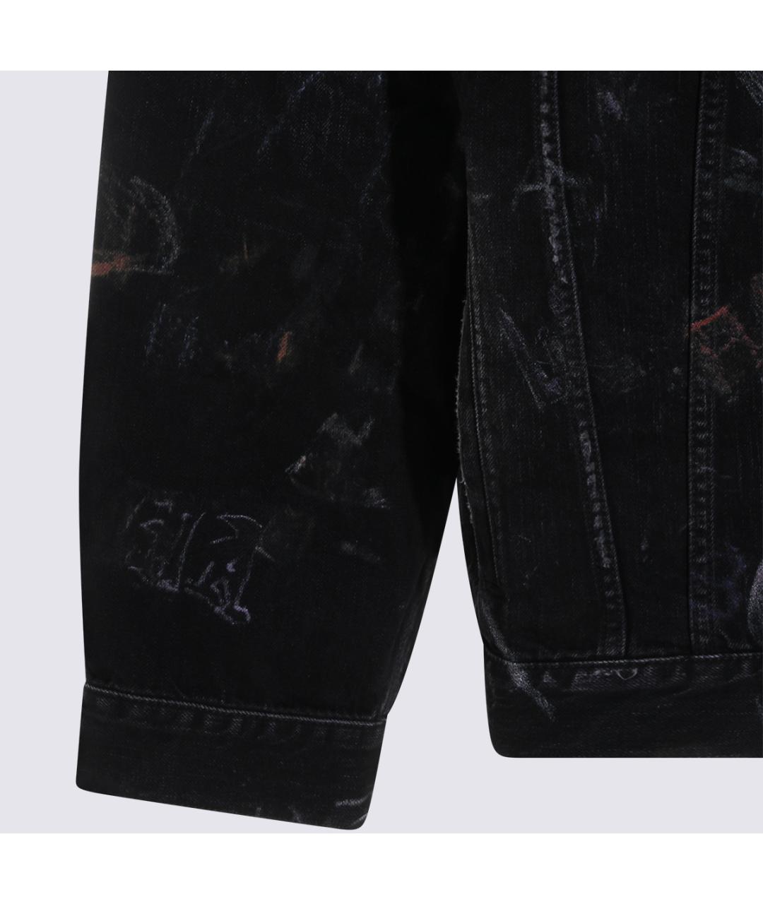 BALENCIAGA Черная хлопковая куртка, фото 5