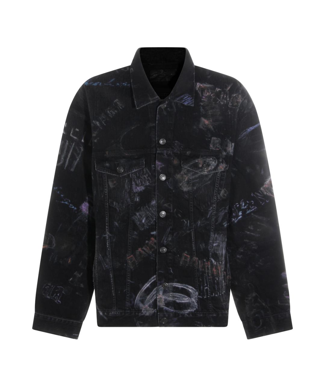 BALENCIAGA Черная хлопковая куртка, фото 1