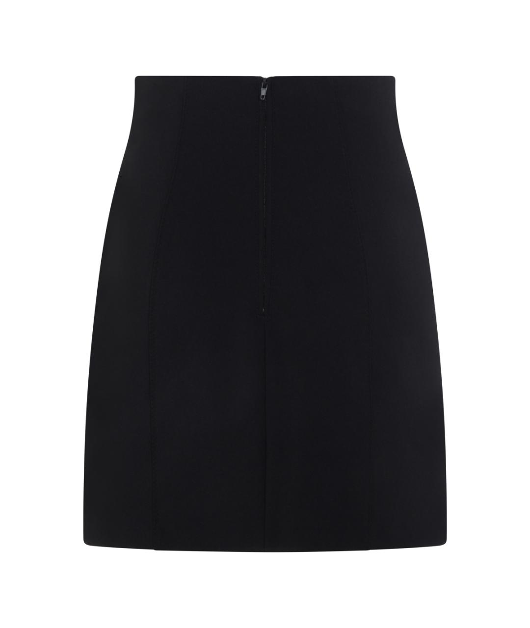 ELISABETTA FRANCHI Черная юбка миди, фото 2