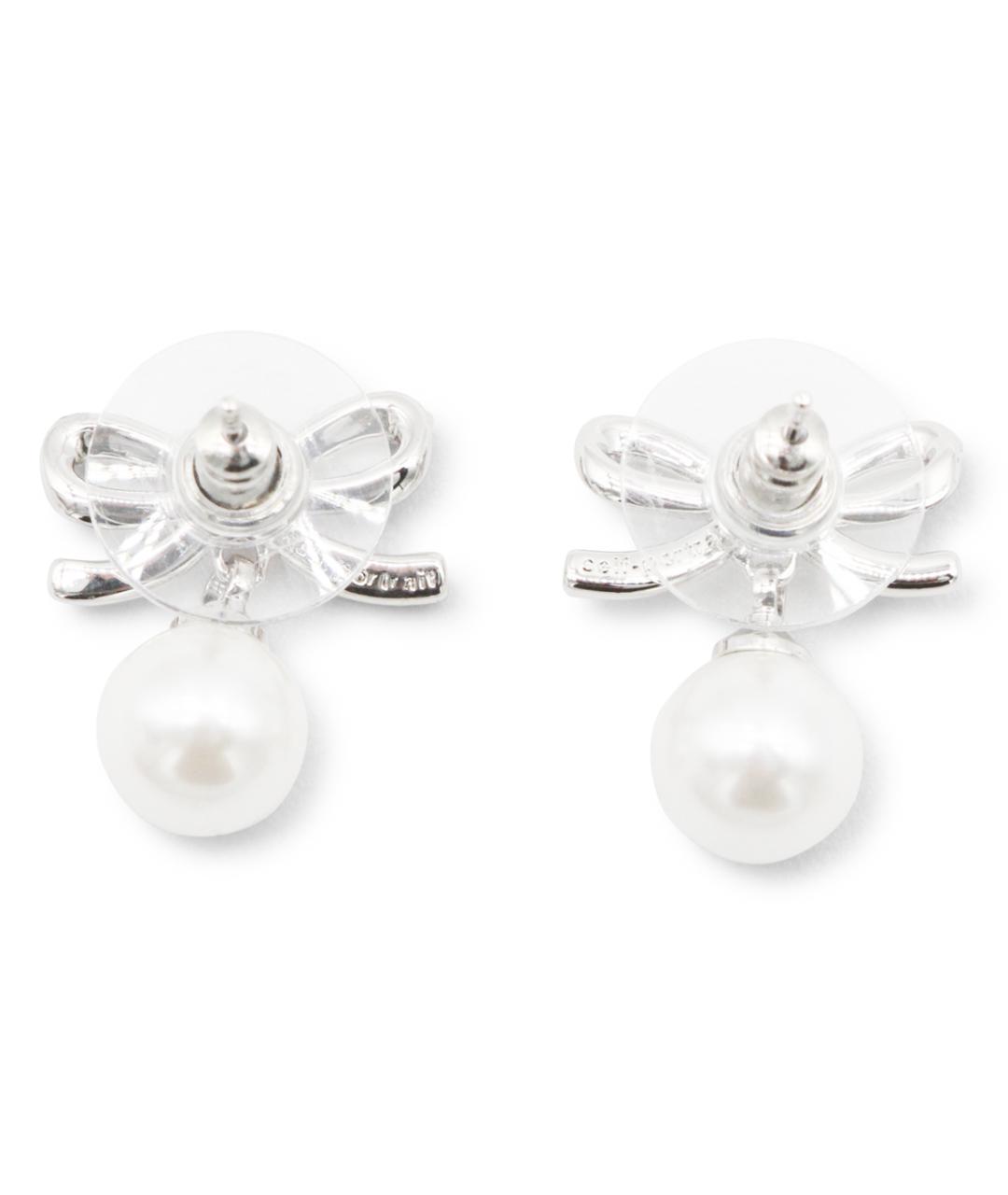 SELF-PORTRAIT Серебряные металлические серьги, фото 2