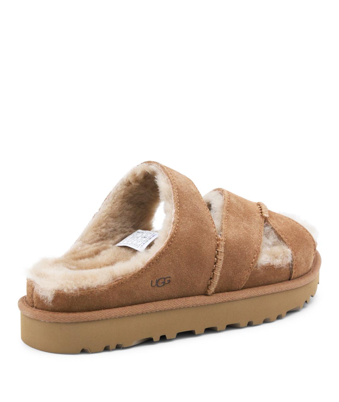 UGG AUSTRALIA Коричневые замшевые сандалии, фото 3