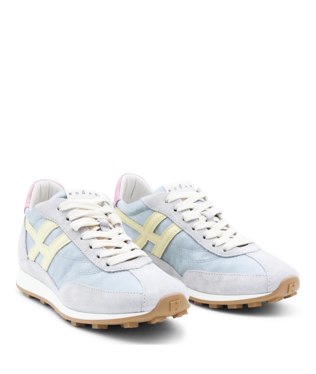 HOGAN Мульти кожаные кроссовки, фото 2