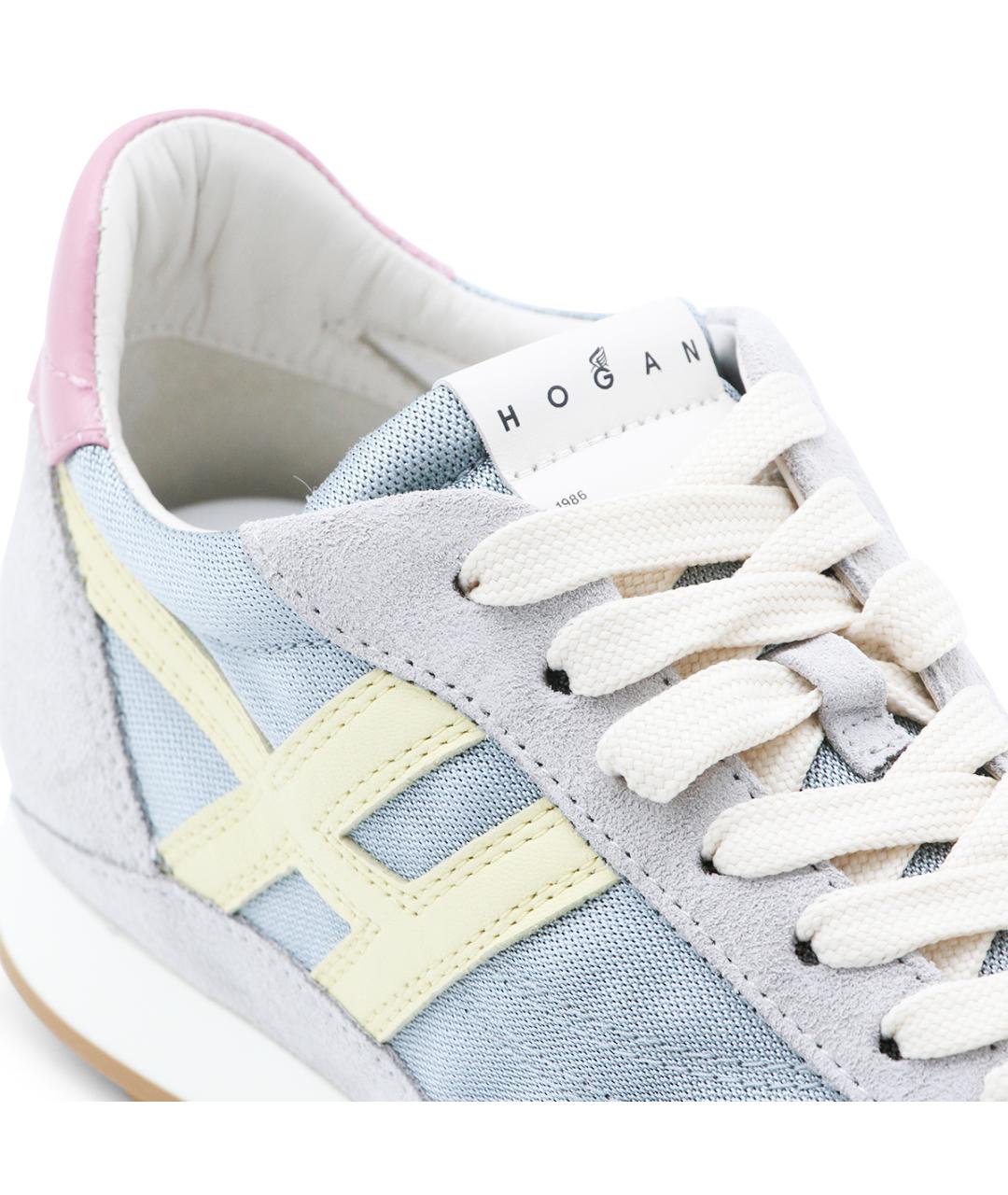 HOGAN Мульти кожаные кроссовки, фото 4