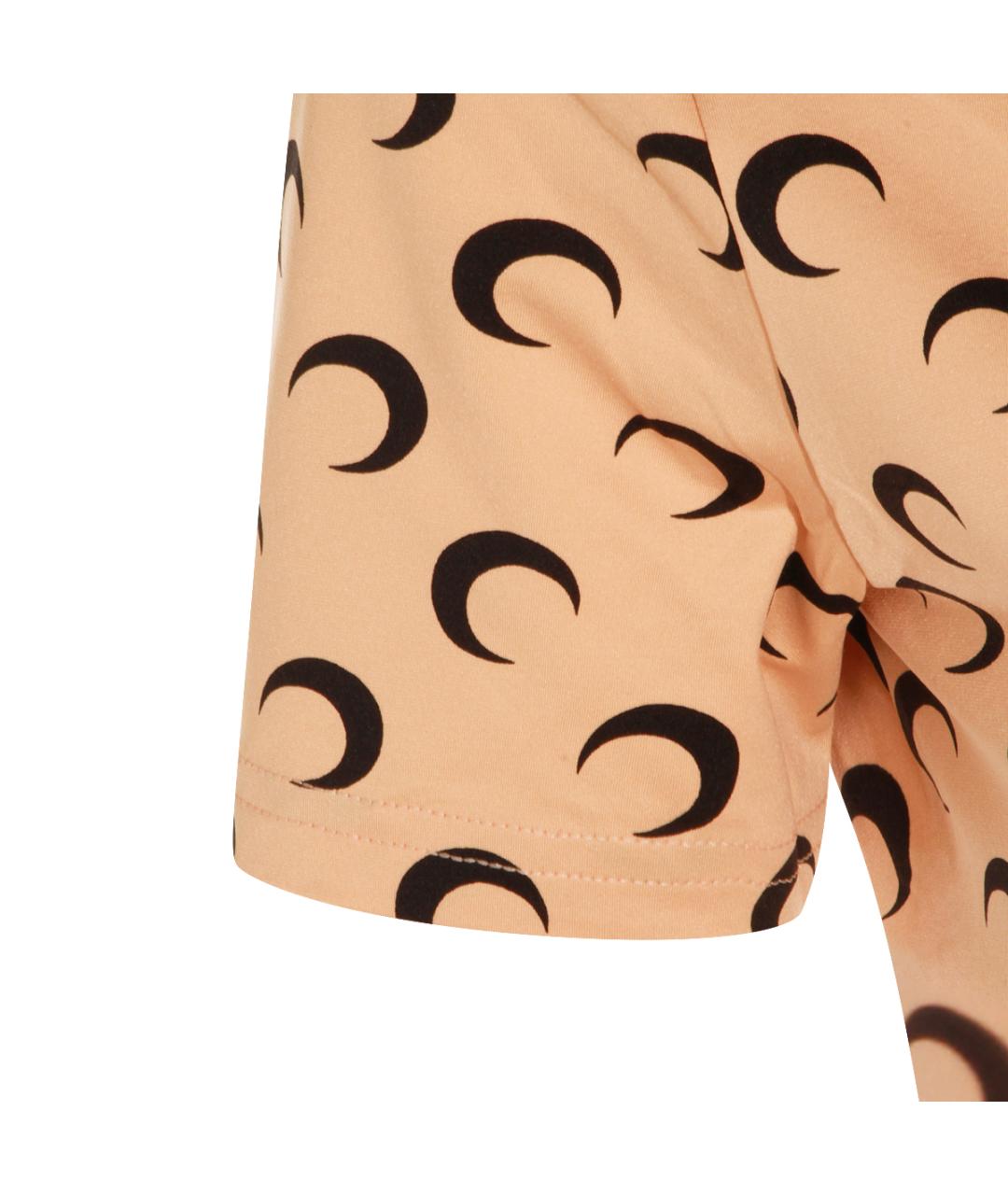 MARINE SERRE Коричневая футболка, фото 4