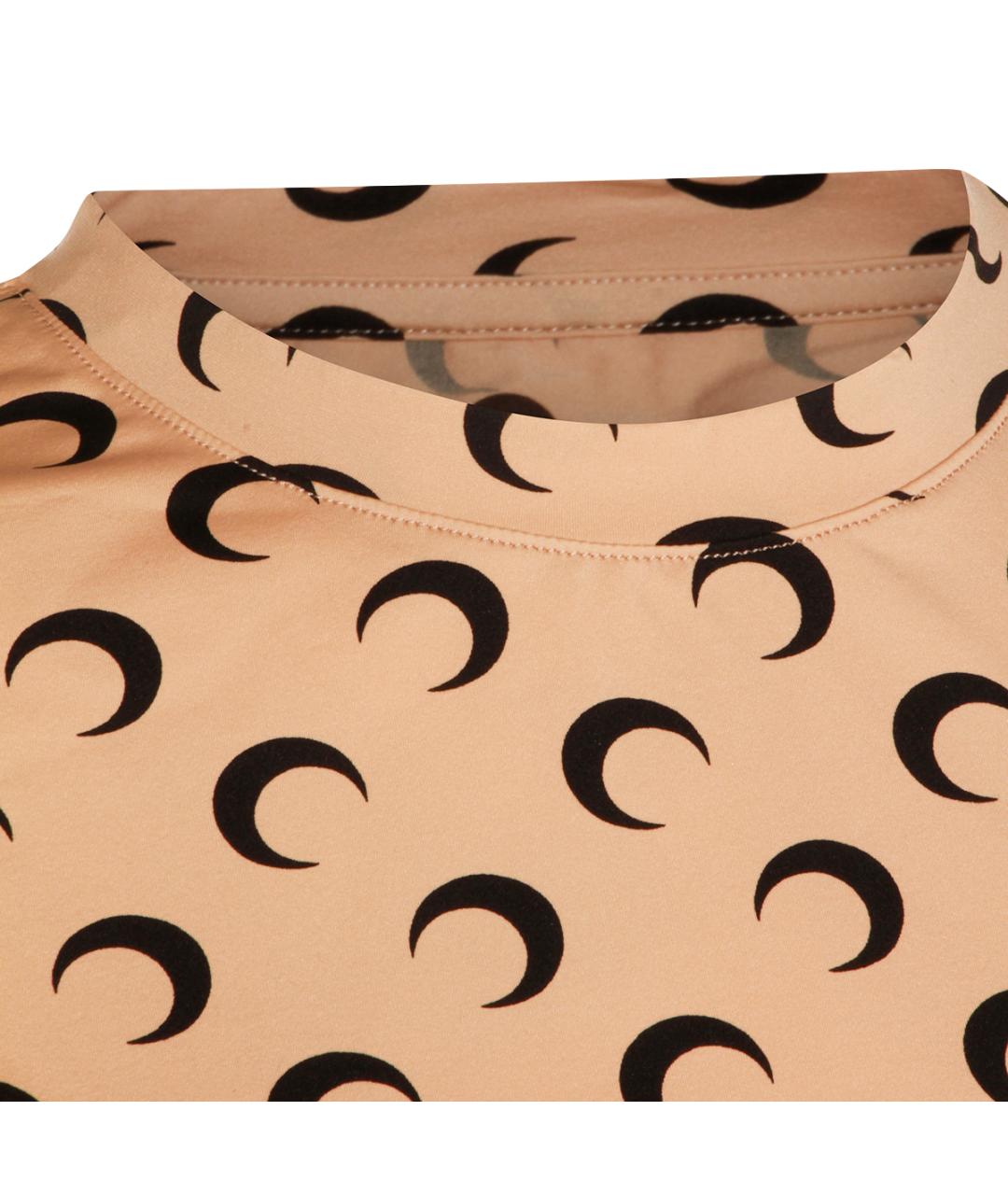 MARINE SERRE Коричневая футболка, фото 3