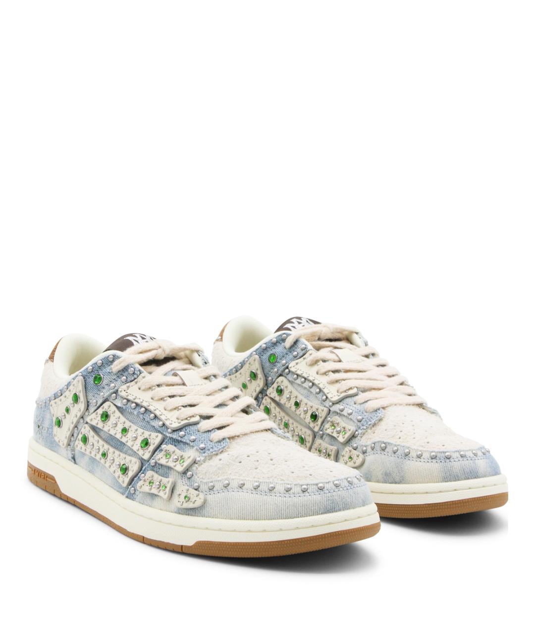 AMIRI Мульти текстильные низкие кроссовки / кеды, фото 2