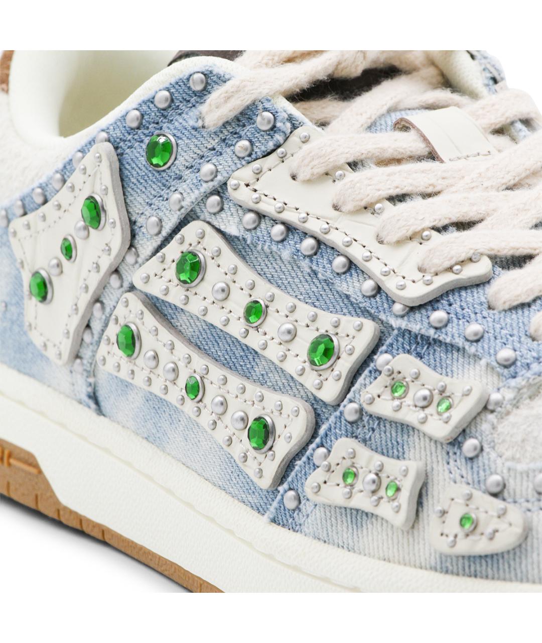 AMIRI Мульти текстильные низкие кроссовки / кеды, фото 4