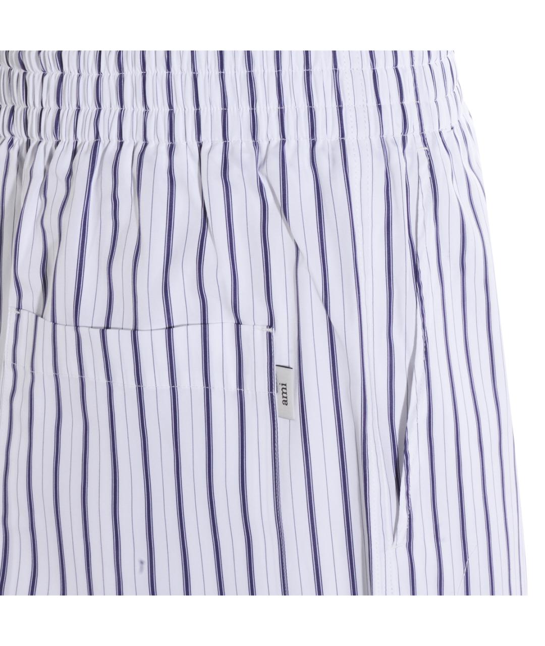 Ami Paris Белые хлопковые шорты, фото 4