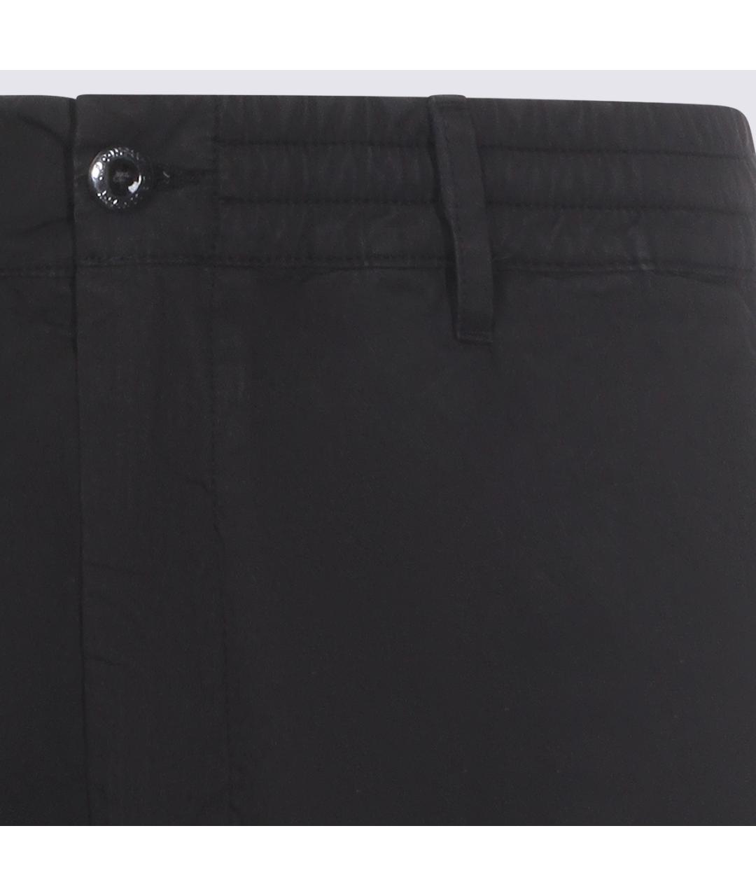 CP COMPANY Черные хлопковые шорты, фото 4