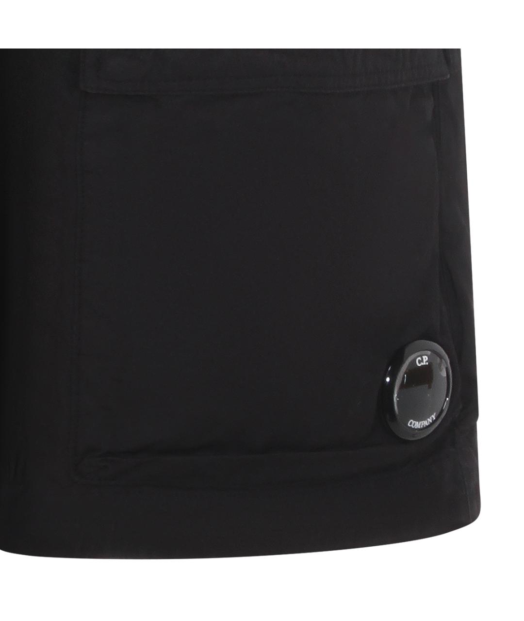 CP COMPANY Черные хлопковые шорты, фото 3