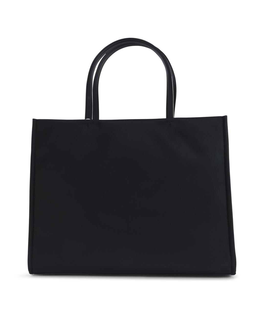 TORY BURCH Черная тканевая сумка тоут, фото 3