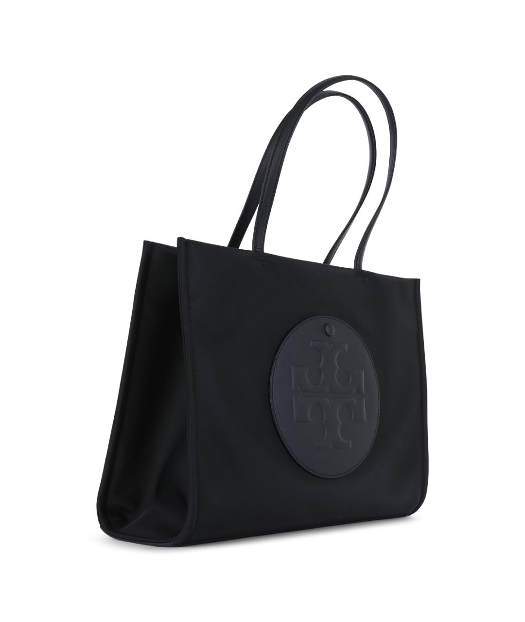 TORY BURCH Черная тканевая сумка тоут, фото 2