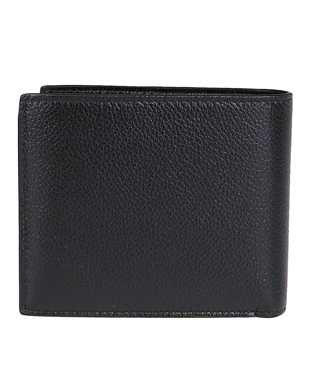 BALENCIAGA Черный кожаный кошелек, фото 2