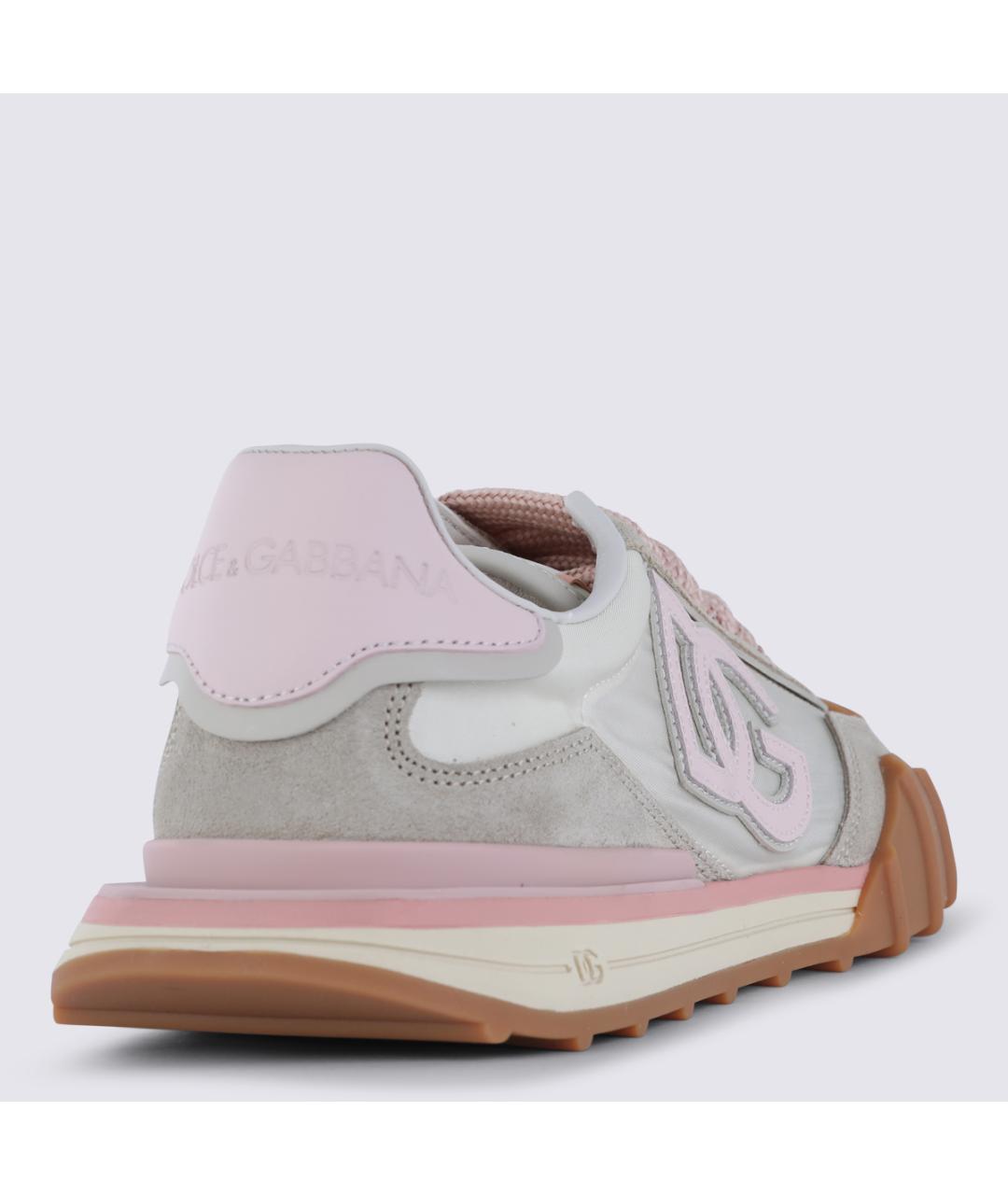 DOLCE&GABBANA Бежевые кроссовки, фото 4