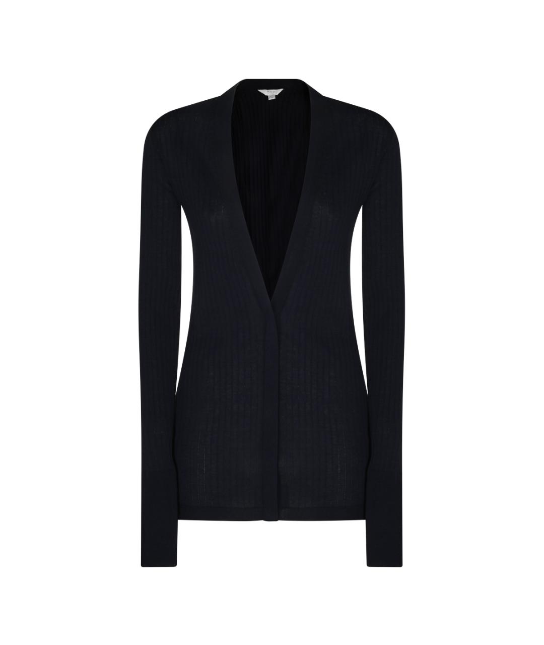 MALO Темно-синий хлопковый кардиган, фото 1