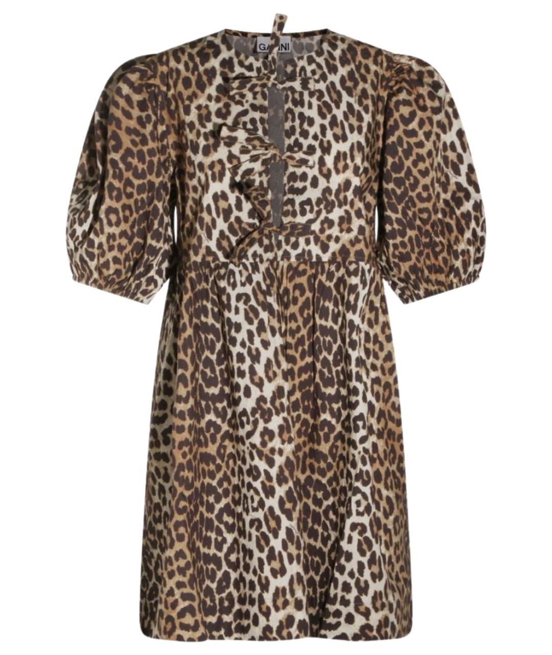 GANNI Мульти хлопковое платье, фото 1