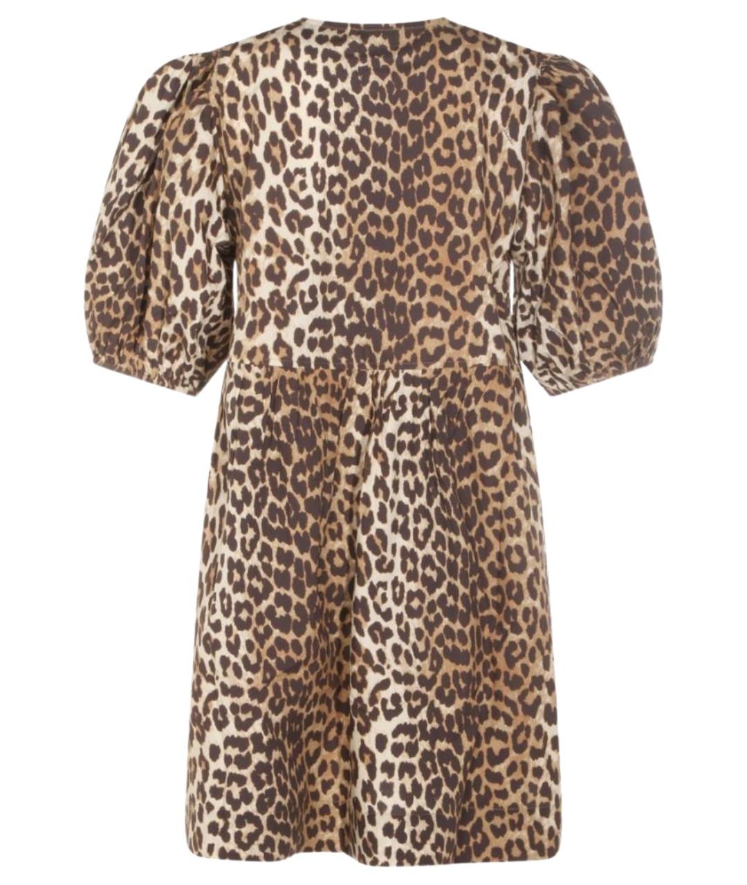 GANNI Мульти хлопковое платье, фото 2