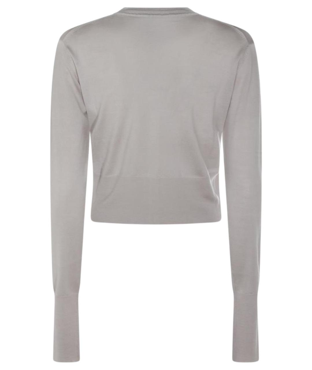 VIVIENNE WESTWOOD Серый шерстяной кардиган, фото 2