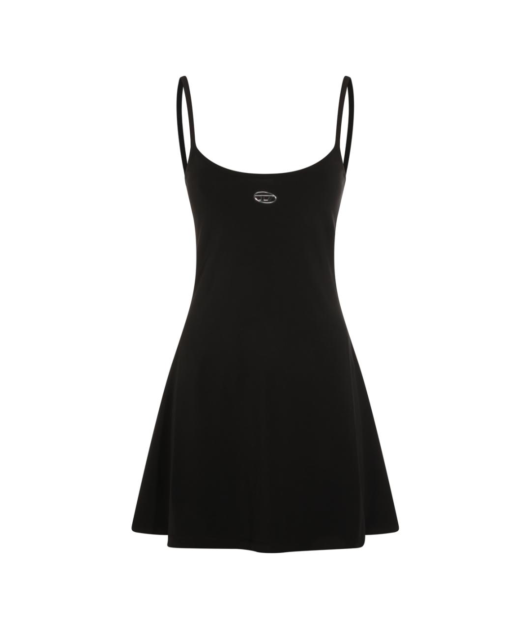 DIESEL Черное хлопковое платье, фото 1