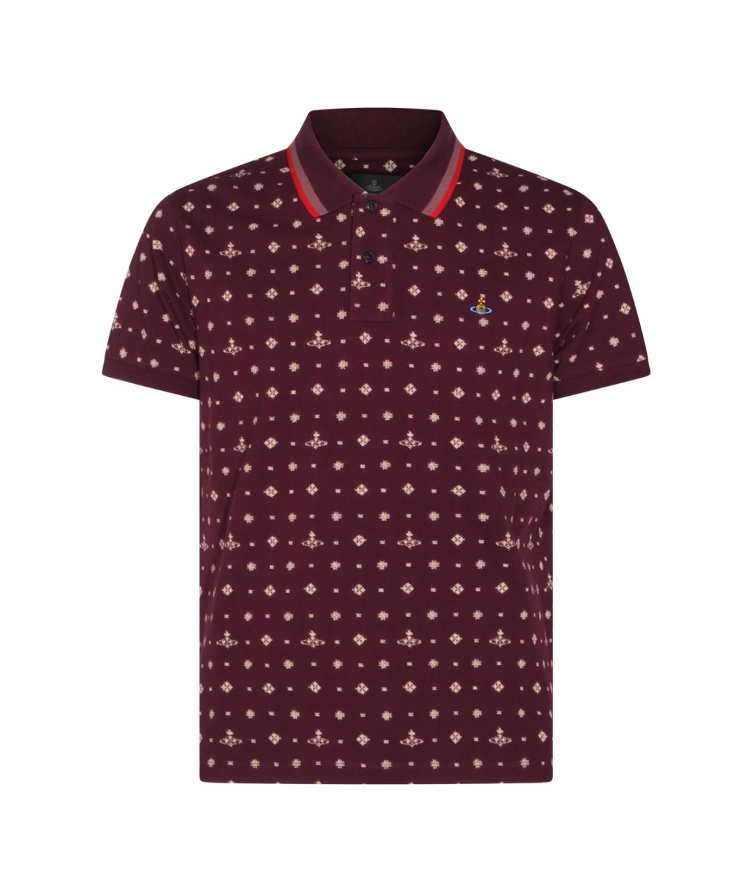 VIVIENNE WESTWOOD Мульти хлопковое поло с коротким рукавом, фото 1