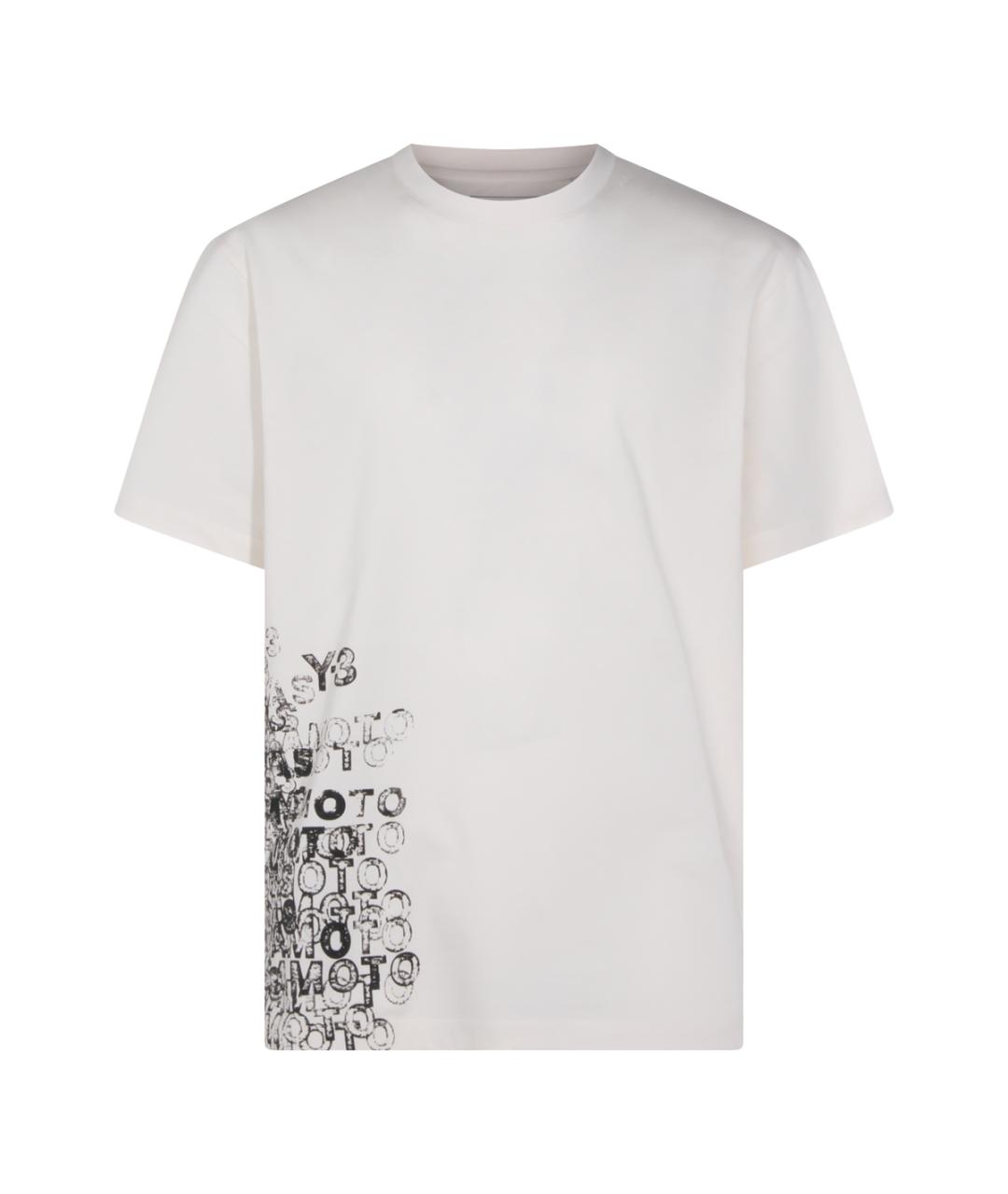 Y-3 Белая хлопковая футболка, фото 1