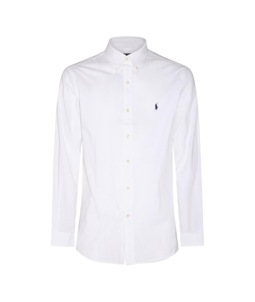 POLO RALPH LAUREN Белая хлопковая кэжуал рубашка, фото 1