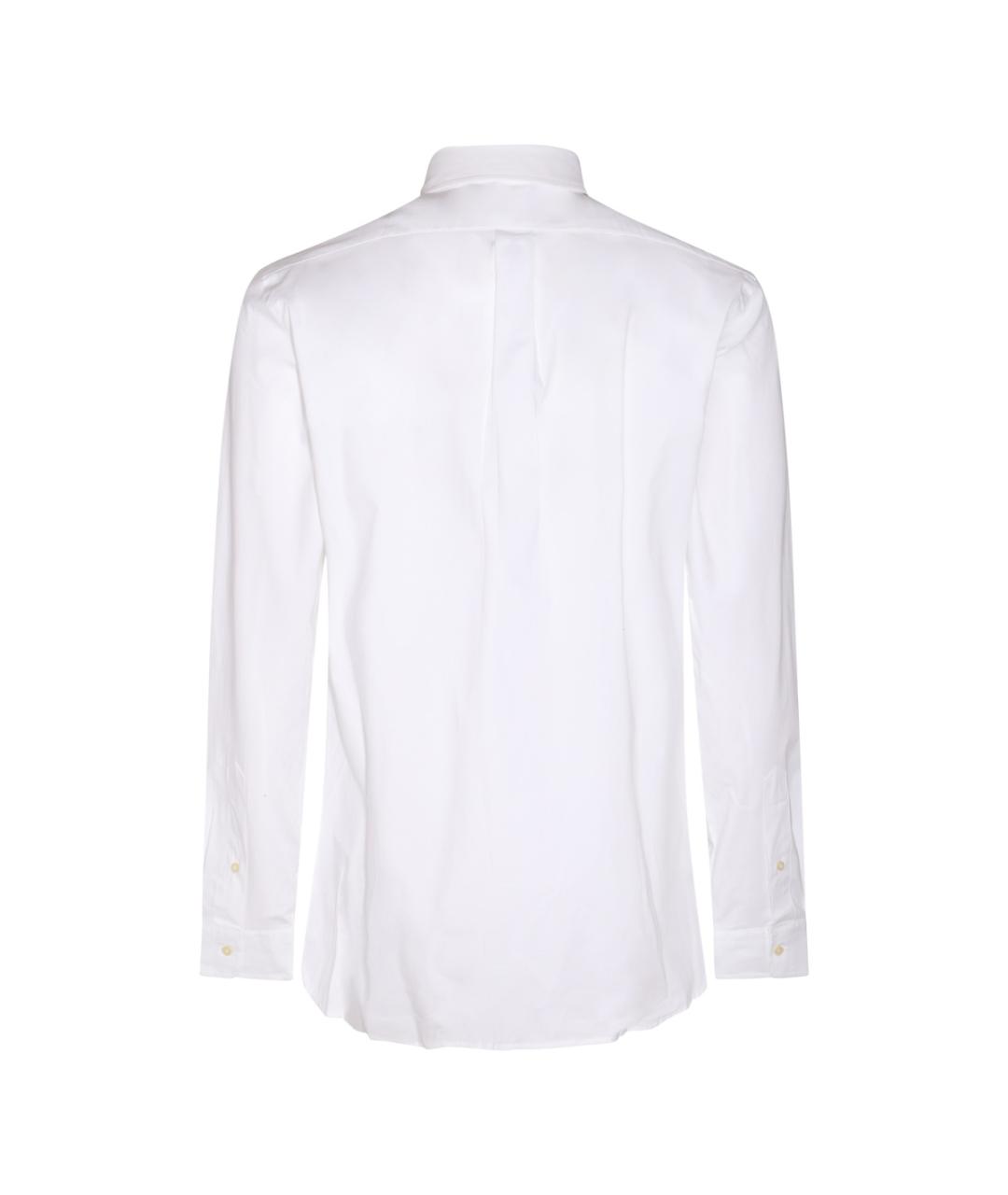 POLO RALPH LAUREN Белая хлопковая кэжуал рубашка, фото 2