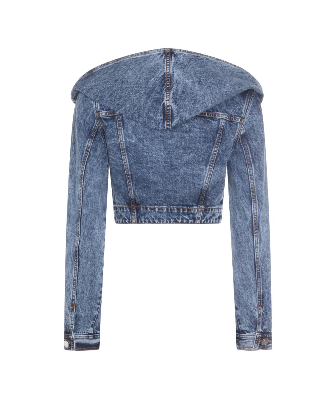 ALAIA Голубая хлопковая куртка, фото 2