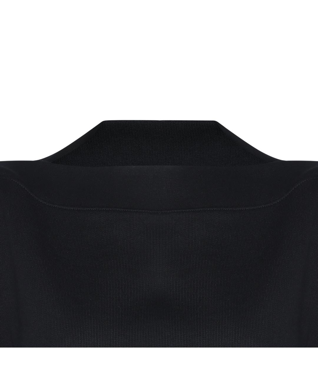 ALAIA Черный хлопковый джемпер / свитер, фото 3