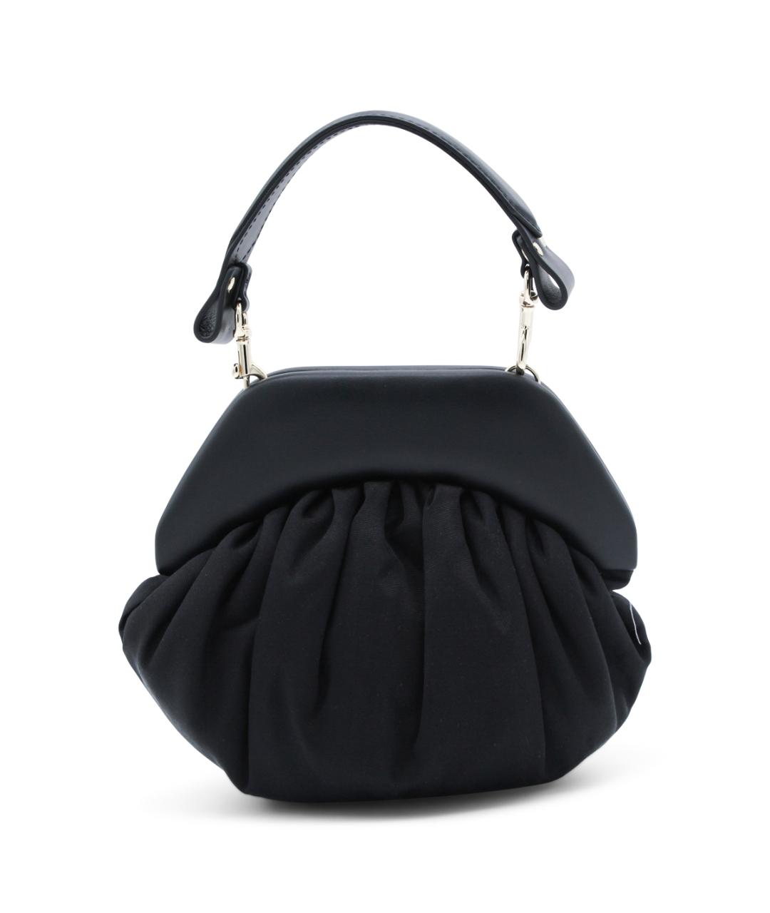 VIVIENNE WESTWOOD Черная тканевая сумка через плечо, фото 3