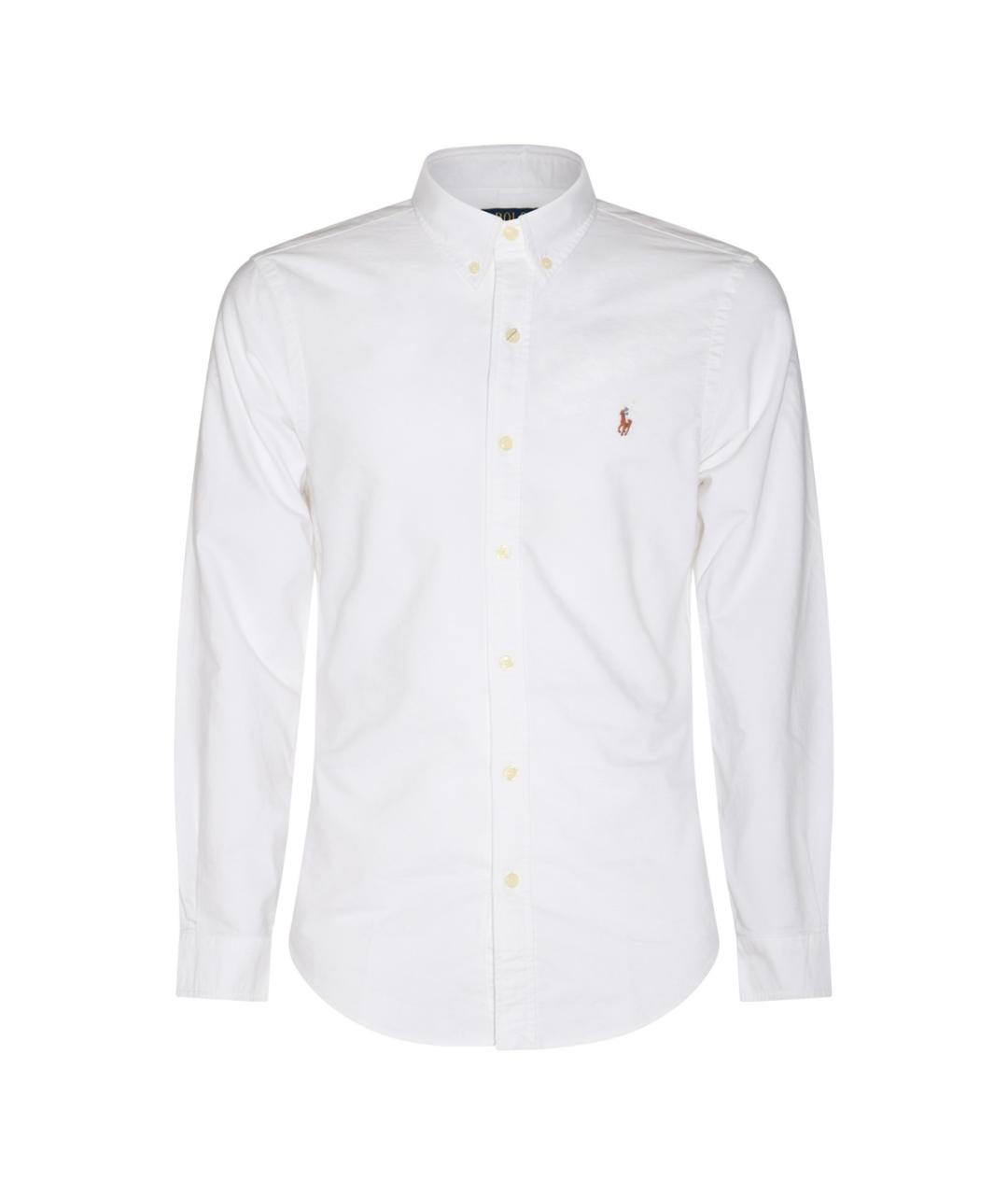 POLO RALPH LAUREN Белая хлопковая кэжуал рубашка, фото 1